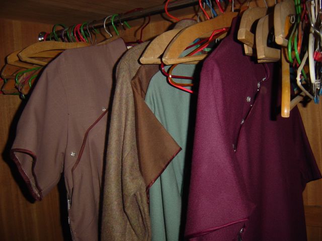 grandmother's old clothes